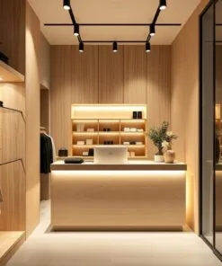 Quầy thu ngân mini phù hợp không gian hẹp