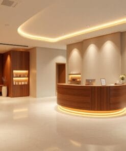 Quầy thu ngân hiện đại cho spa cao cấp