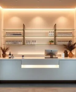 Quầy thu ngân hiện đại cho spa cao cấp