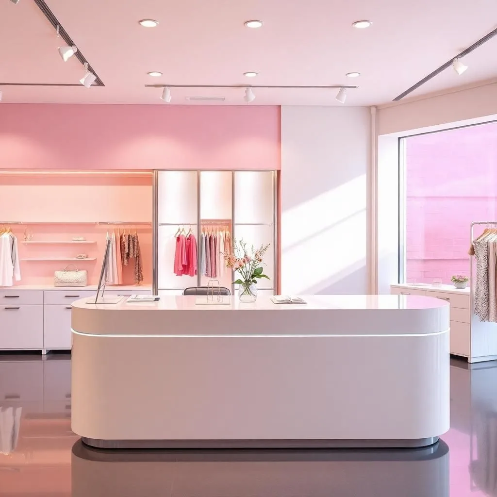 Quầy thu ngân phong cách trẻ trung năng động