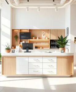 Quầy thu ngân phong cách trẻ trung năng động