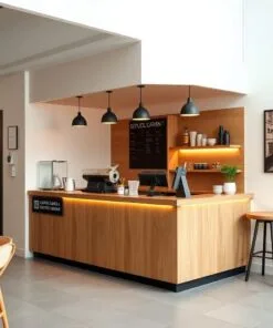 Quầy thu ngân quán cafe nhỏ gọn tiện lợi