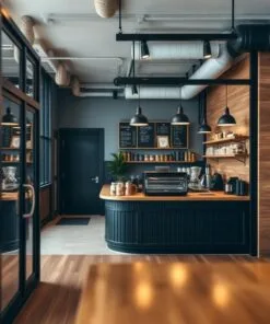 Quầy thu ngân quán cafe nhỏ gọn tiện lợi