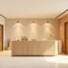 Quầy thu ngân phong cách tối giản