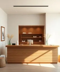 Quầy thu ngân phong cách tối giản