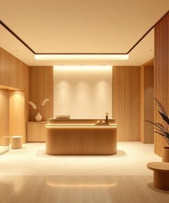 Quầy thu ngân phong cách tối giản