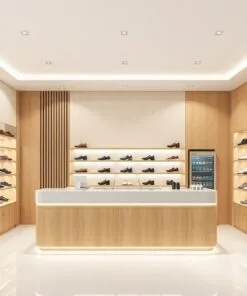 Quầy thu ngân shop giày dép