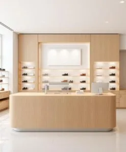 Quầy thu ngân shop giày dép