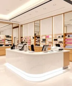 Quầy thu ngân phối đá marble