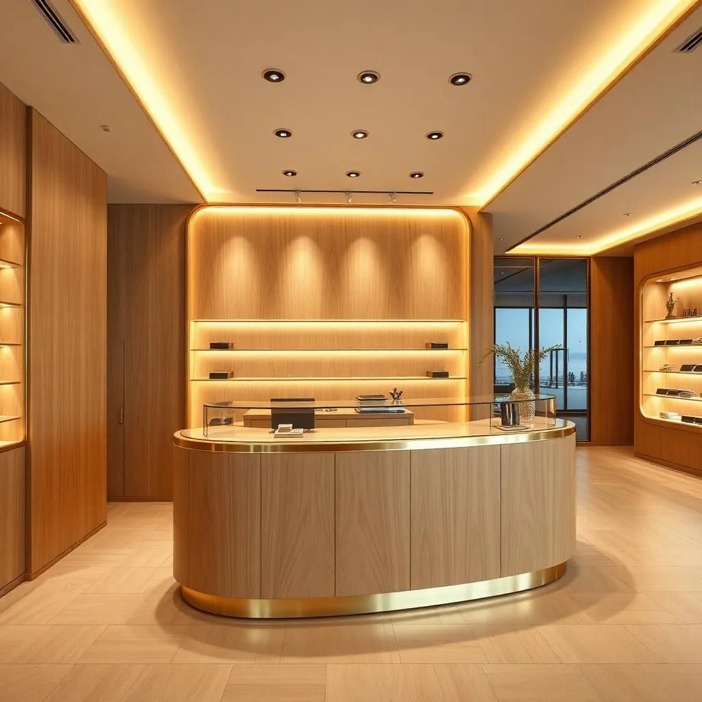 Quầy thu ngân shop trang sức