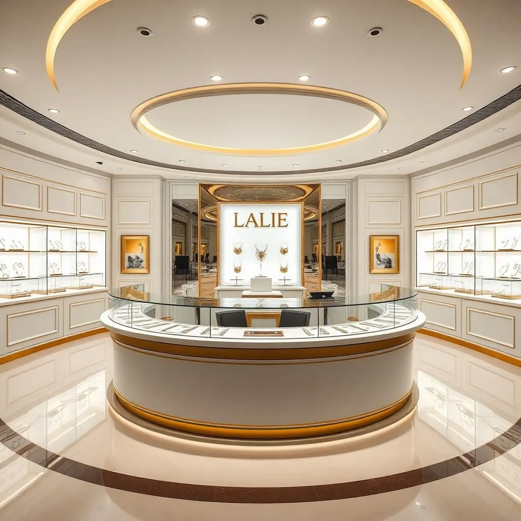 Quầy thu ngân shop trang sức