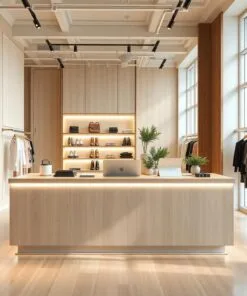 Quầy thu ngân shop quần áo