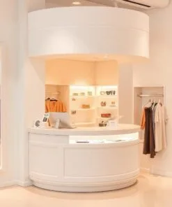 Quầy thu ngân shop quần áo