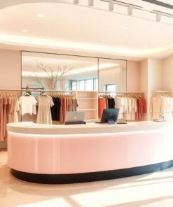 Quầy thu ngân shop quần áo