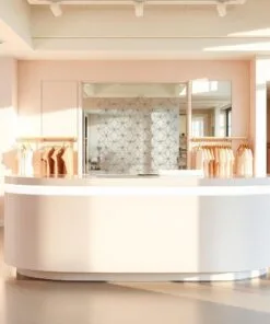 Quầy thu ngân shop quần áo