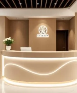 Quầy thu ngân kết hợp lễ tân spa