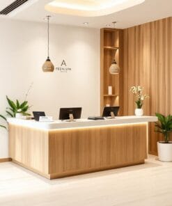Quầy thu ngân kết hợp lễ tân spa
