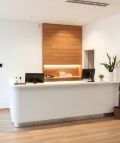 Quầy thu ngân kết hợp lễ tân spa