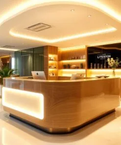 Quầy thu ngân kết hợp lễ tân spa