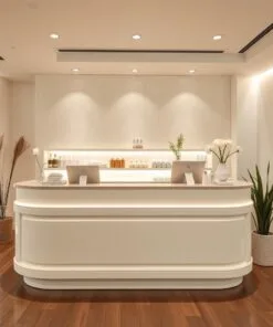 Quầy thu ngân gỗ sơn PU