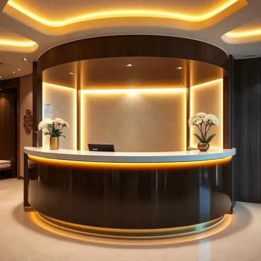Quầy thu ngân phong cách luxury