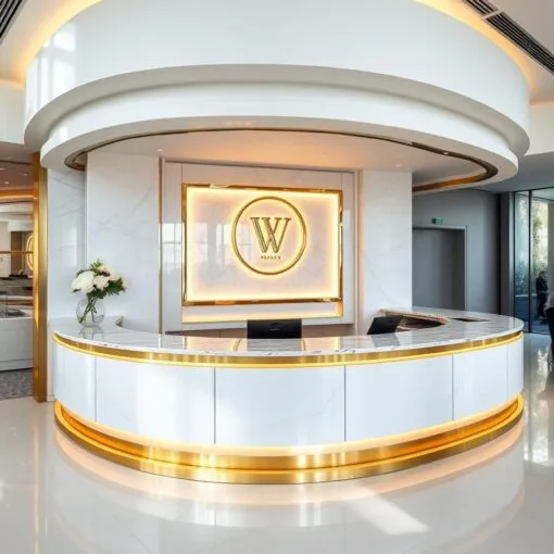 Quầy thu ngân phong cách luxury
