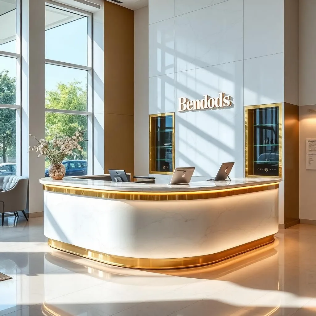 Quầy thu ngân phong cách luxury