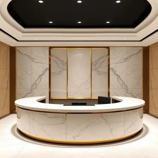 Quầy thu ngân phong cách luxury