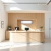 Quầy thu ngân gỗ công nghiệp phủ Laminate 15 Quầy thu ngân phong cách Hàn Quốc