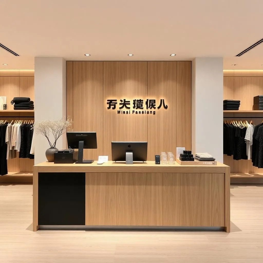 Quầy thu ngân phong cách Hàn Quốc