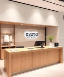 Quầy thu ngân phong cách Hàn Quốc