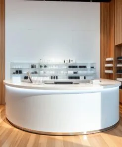 Quầy thu ngân gỗ công nghiệp phủ Laminate