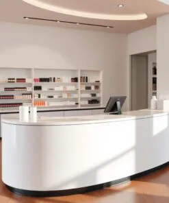 Quầy thu ngân gỗ công nghiệp phủ Laminate