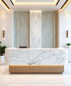 Quầy thu ngân mặt đá nhân tạo