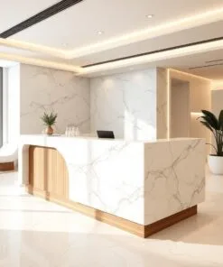 Quầy thu ngân mặt đá nhân tạo