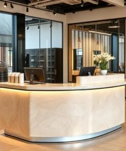 Quầy thu ngân mặt đá nhân tạo