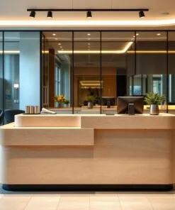 Quầy thu ngân mặt đá nhân tạo