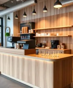 Quầy thu ngân kết hợp pha chế