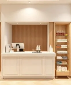 Quầy thu ngân kết hợp pha chế