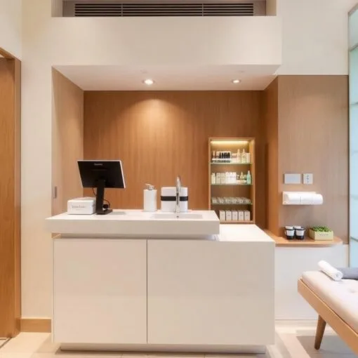 Quầy thu ngân kết hợp pha chế