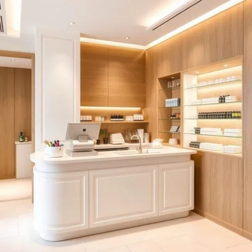 Quầy thu ngân kết hợp pha chế