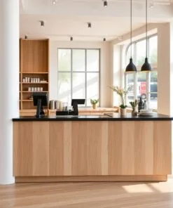 Quầy thu ngân kết hợp pha chế