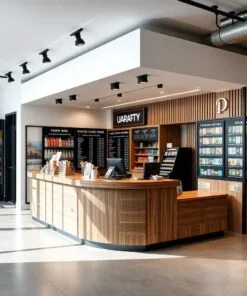 Quầy thu ngân cửa hàng tiện ích