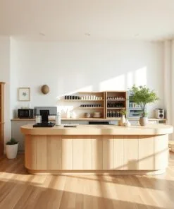 quầy thu ngân phong cách Bắc Âu