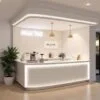 quầy thu ngân trà sữa hiện đại