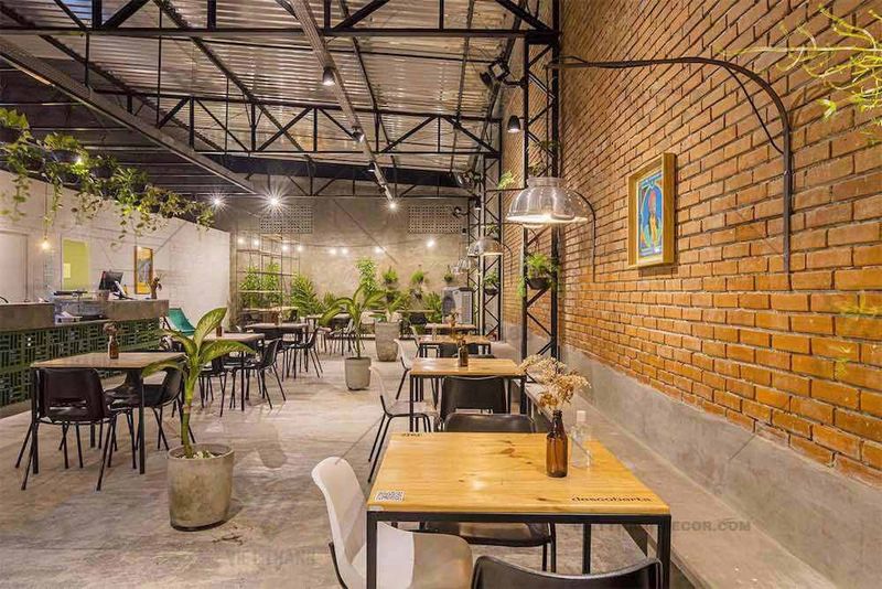 quan cafe khung thep don gian 1 tang 1