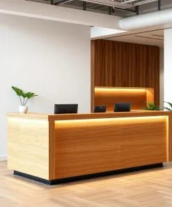 Quầy lễ tân bằng gỗ công nghiệp giá tốt