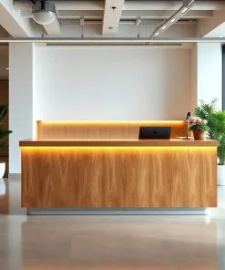 Quầy lễ tân bằng gỗ công nghiệp giá tốt