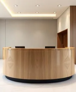 Quầy lễ tân bằng gỗ công nghiệp giá tốt