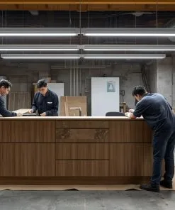 Xưởng sản xuất quầy lễ tân tại TP.HCM